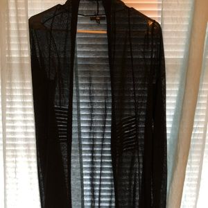 black cardigan